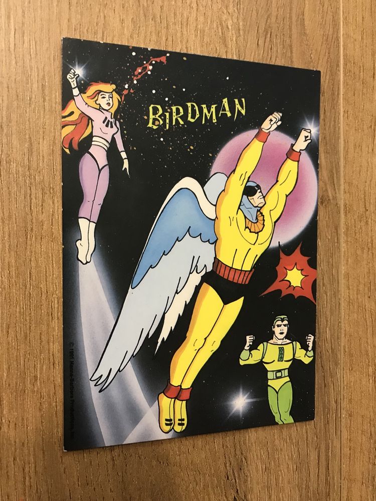 Pocztówka kartka pocztowa vintage Birdman