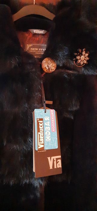 Новая женская шуба мутон,норка