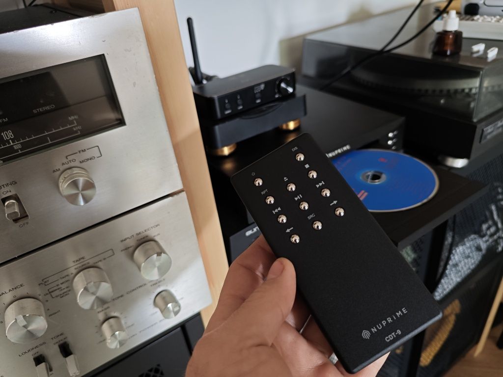 NuPrime CDT-9 transport / odtwarzacz CD z zasilaczem Tomanek