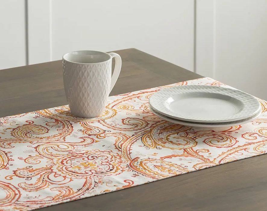 Maison d' Hermine Palatial Paisley bieżnik na stół ze 100% bawełny