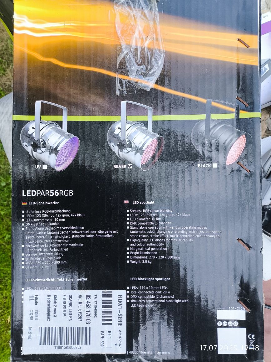 Reflektor led estradowy