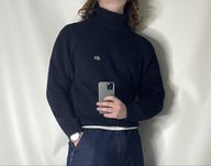 Вінтажний светр гольф Lacoste L-XL винтаж свитер лакост
