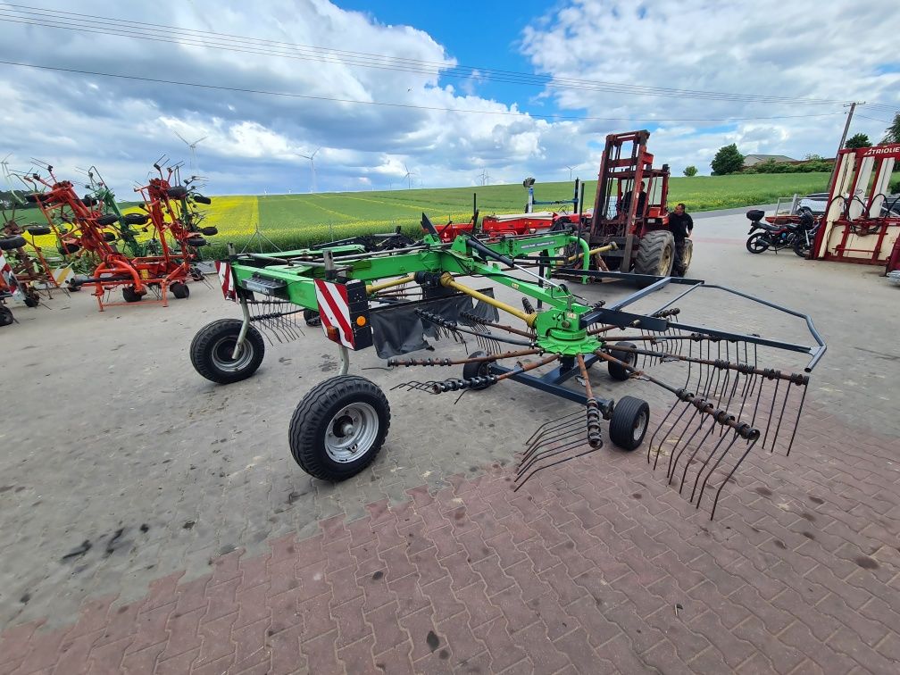 Zgrabiarka dwukaruzelowa deutz fahr 7641 vicon/kuhn/kverneland/fella