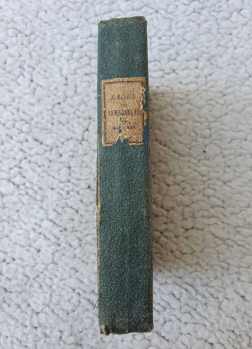 Livro Almanach de Lembranças Luso-Brasileiro - RARO - 1864