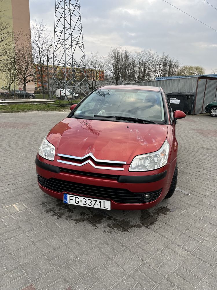 Sprzedam Citroen C4 1,6l 16V Benzyna z Gazem LPG tempomat czerwony