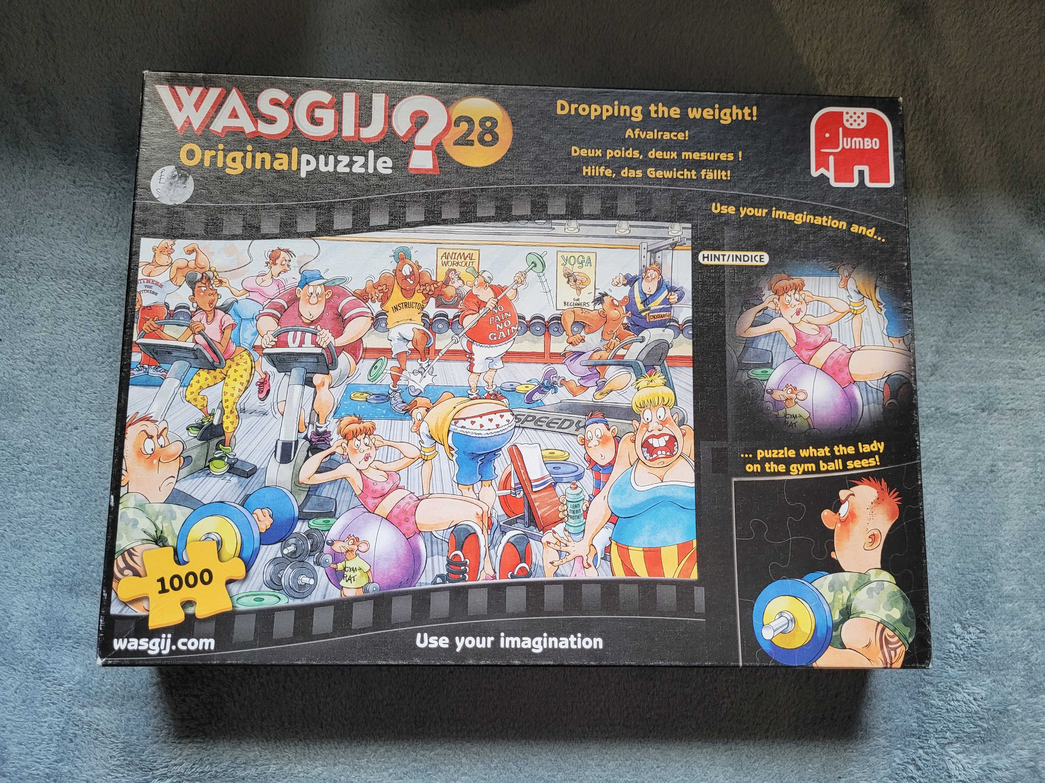 Puzzle Jumbo, Original 28, 1000 elementów. Używane.
