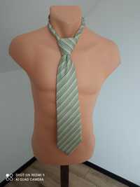Krawat męski zielony