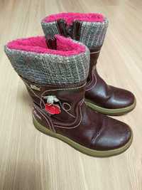 Ocieplane buty zimowe dla dziewczynki dziecięce buciki r. 27