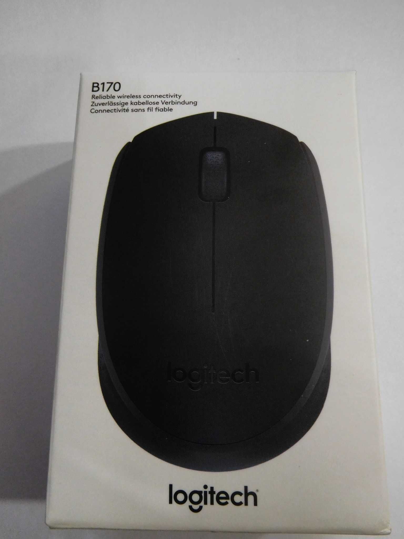 Мышь беспроводная Logitech B170 Wireless Black (910-004798)