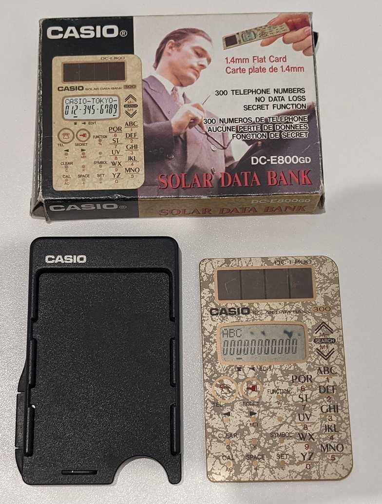 CASIO DC-E800 калькулятор, банк данных