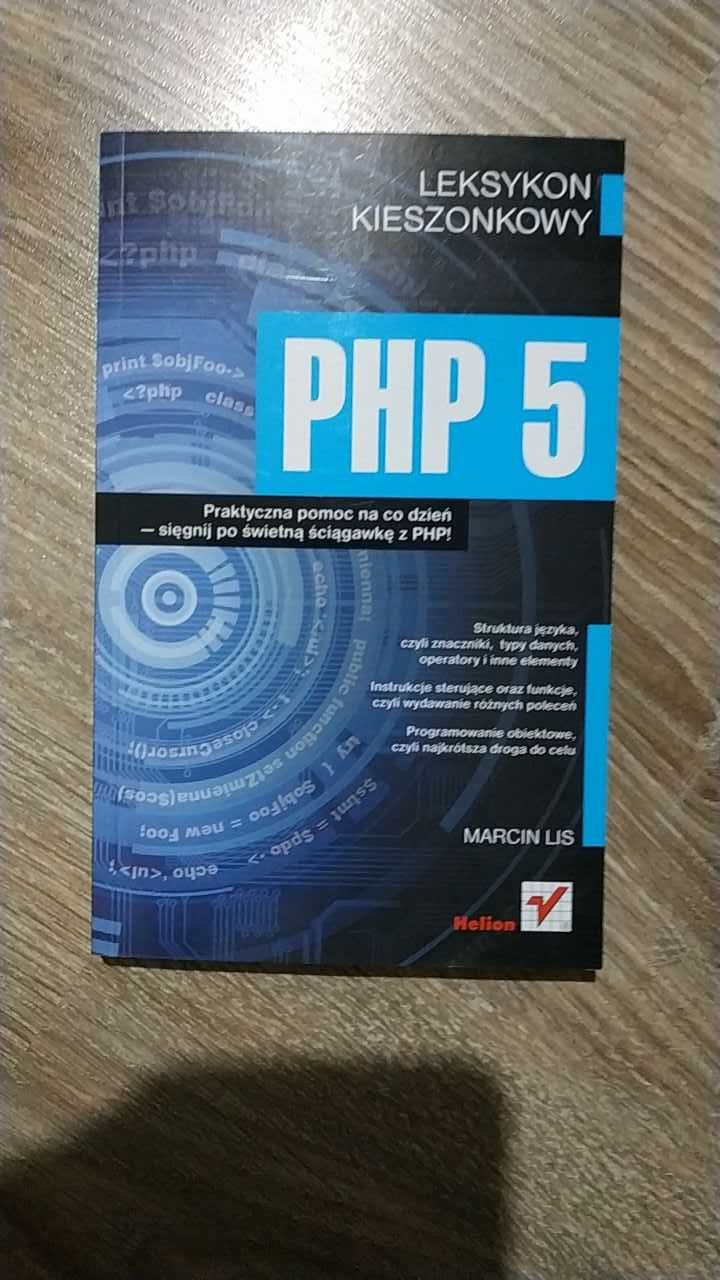 "PHP 5. Leksykon kieszonkowy" Marcin Lis