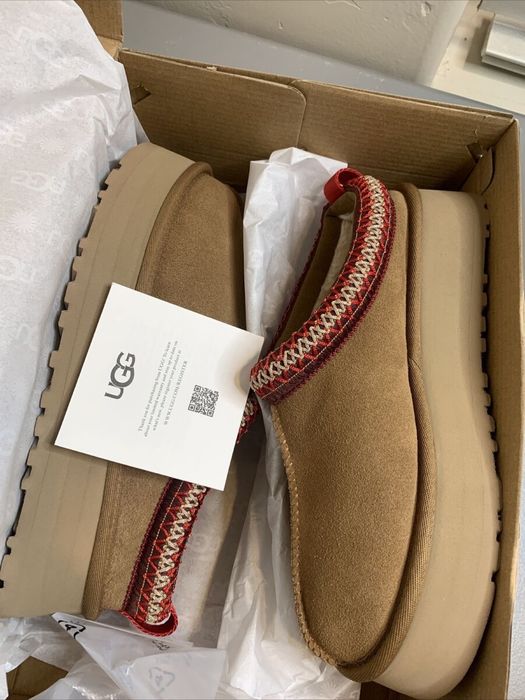 UGG australia tazz chesnut slipper угги рижі короткі натуральні