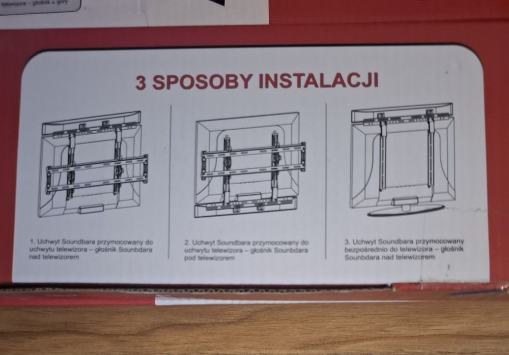 . Sprzedam Uchwyt na głośnik soundbar soundbar bracket.Odbiór osobisty
