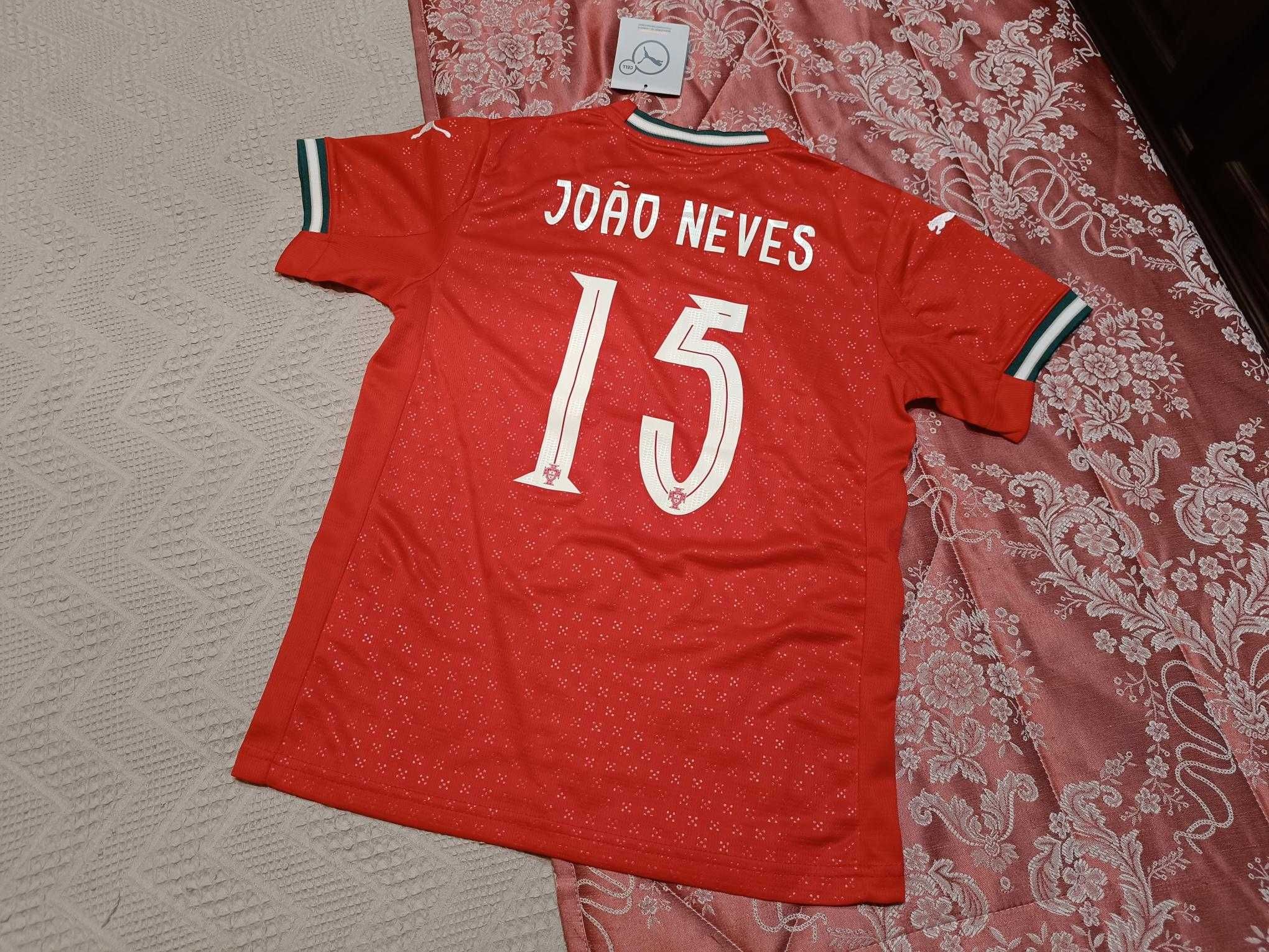Camisola Criança João Neves Equipamento PORTUGAL | NOVO