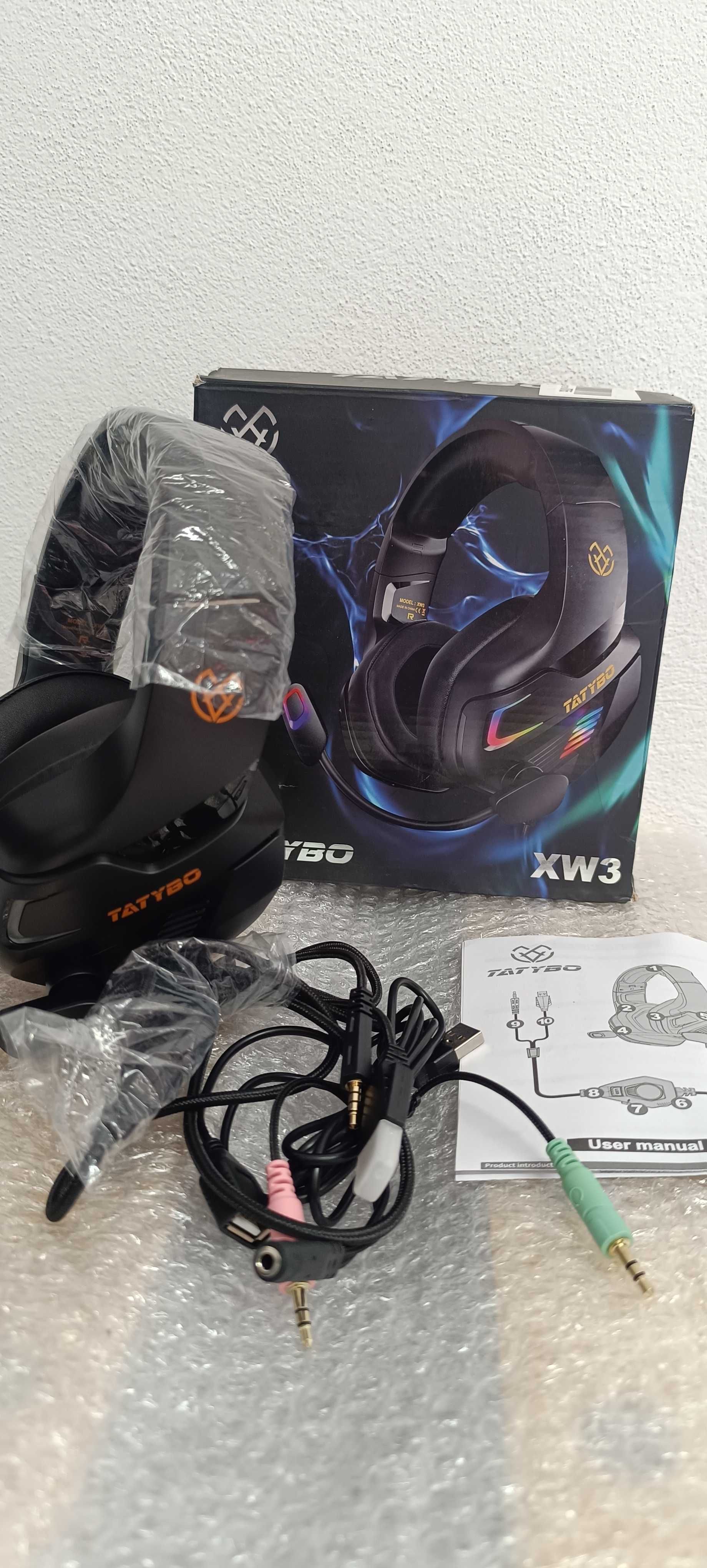 Headset gaming tatybo xw3