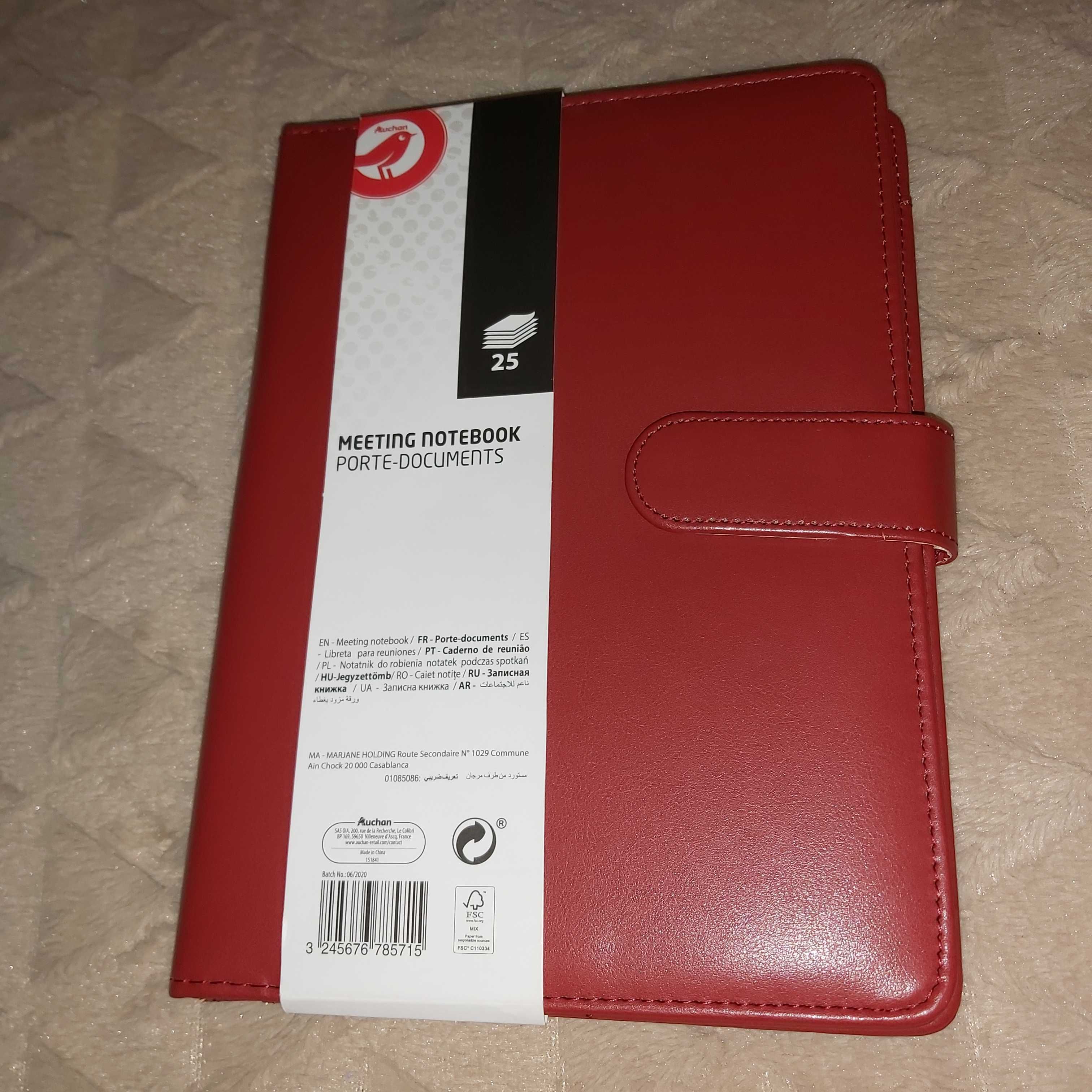 Etui biurowy notes organizer zeszyt notatnik długopis książka planner