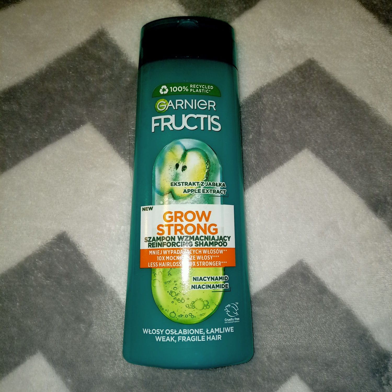 2x Szampon Garnier Fructis: GROW STRONG i COLOR RESIST, po 400 ml