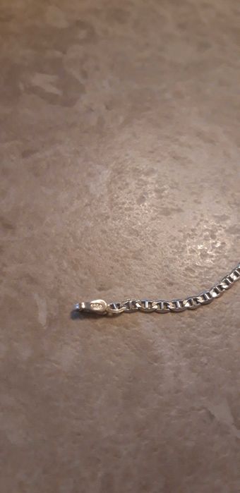 Srebrny komplet - łańcuszek + zegarek "sowa"