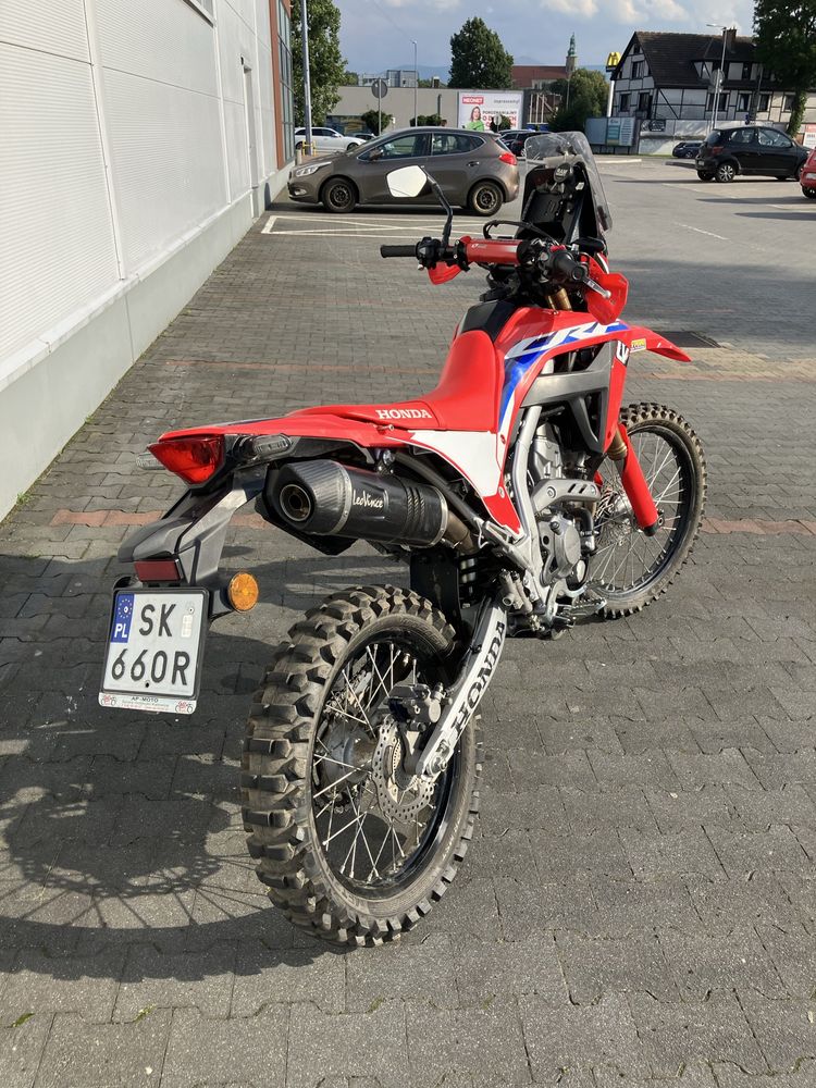 Honda CRF300L z wieloma dodatkami