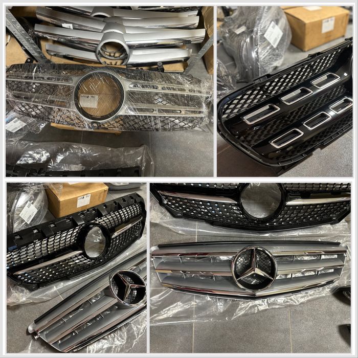 Решетка радиатора Мерседес GLA CLA GLS C 156 117 221 166 204 оригинал