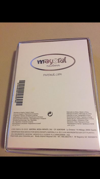 Fita/Pregadeira/Corrente/Prendedor para chupeta - Mayoral