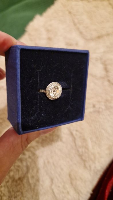 Anel noivado swarovski