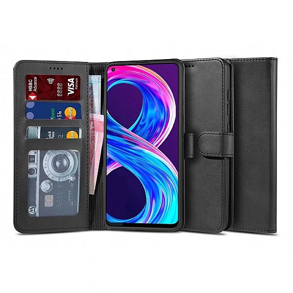 Etui Portfel Wallet 2 + Szkło do Realme 8 / 8 Pro