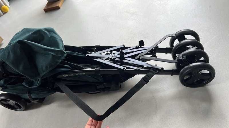 Wózek spacerowy spacerówka dla dzieci Kinderkraft zielony TIK