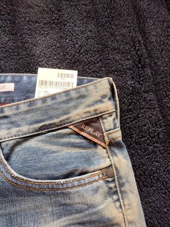 Męskie spodnie jeansowe Replay