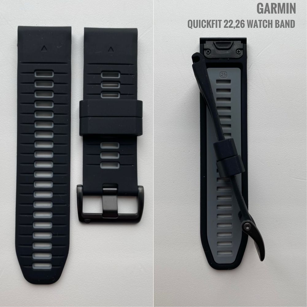 Ремешок Garmin QuickFit 22 ,26 Watch Bands Silicone, инстинктивный 1 2