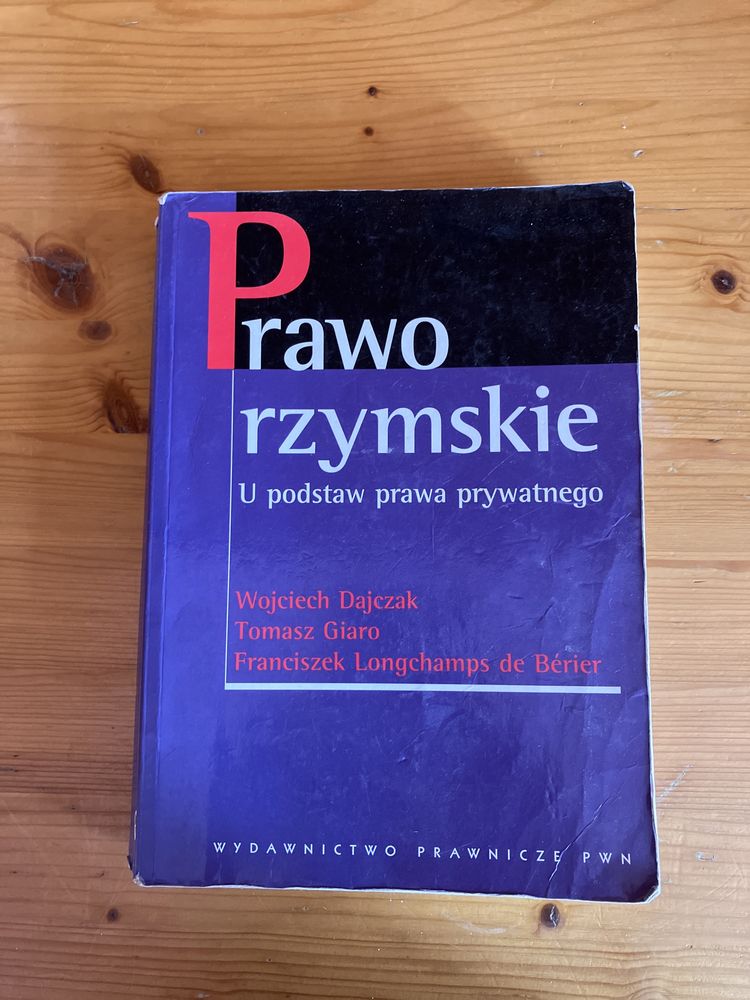 Prawo rzymskie. U podstaw prawa prywatnego. Podręcznik