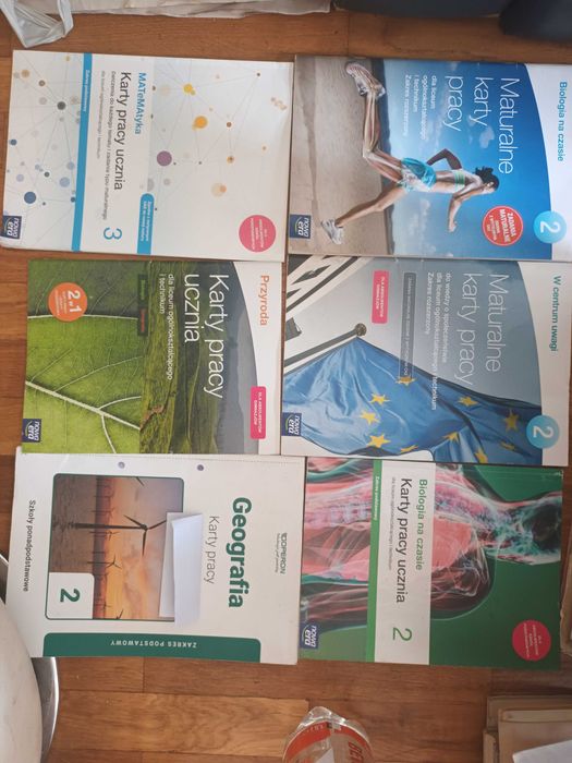 Biologia na czasie 2 Maturalne karty prac 9zł, Poznać prze 2 Karty 4zł