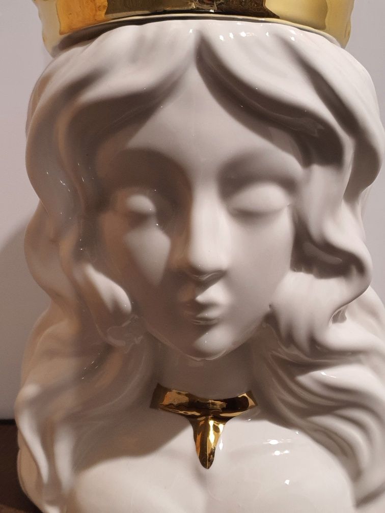 Królowa pojemnik wazon ceramiczny