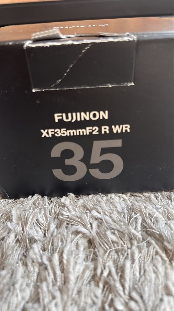 Fujifilm lens XF35mmF2 R WR