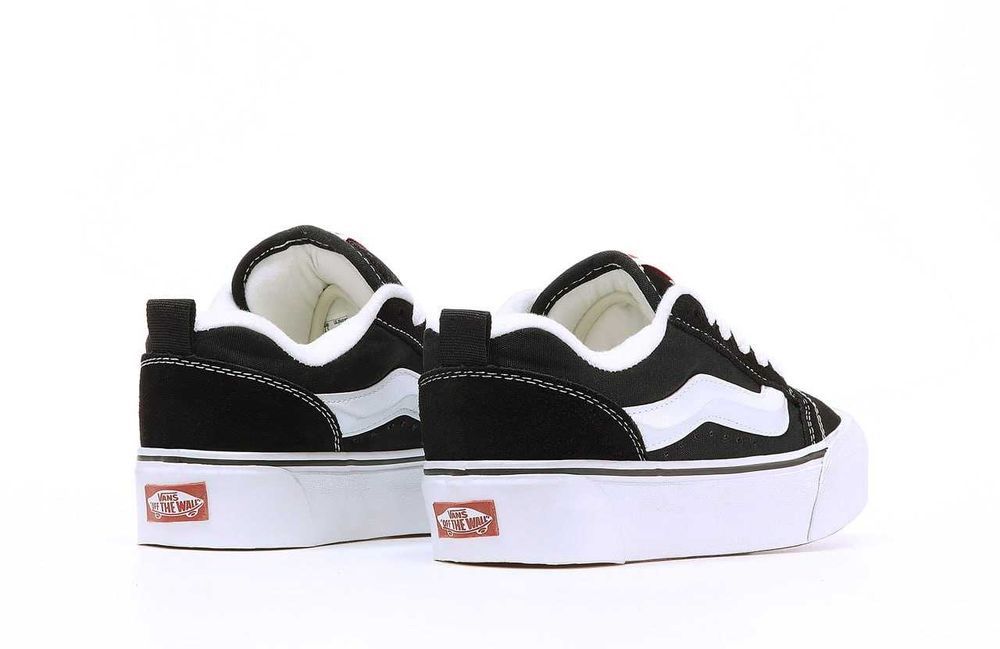 Женские / мужские кеды Vans KNU Skool Black White кроссовки ванс кеди