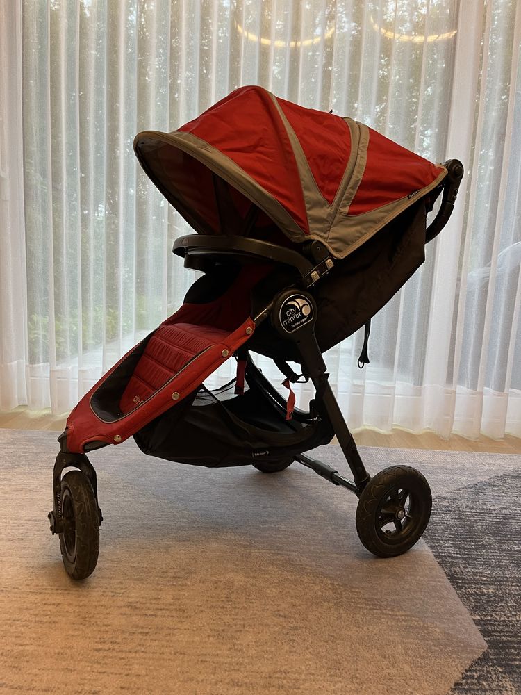Baby Jogger City Mini GT Czerwony stan bardzo dobry
