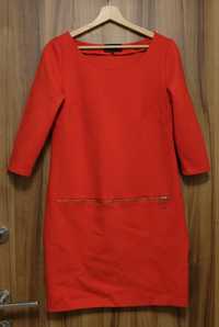 Elegancka czerwona sukienka RESERVED (rozm. M / 38)