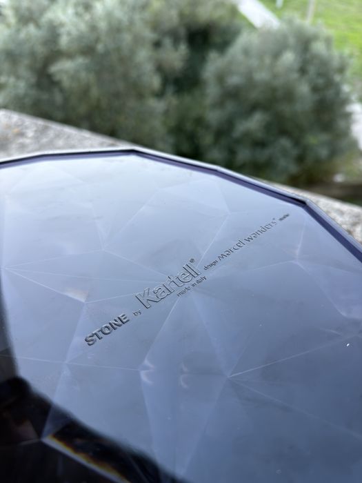 Banco Kartell stool crystal