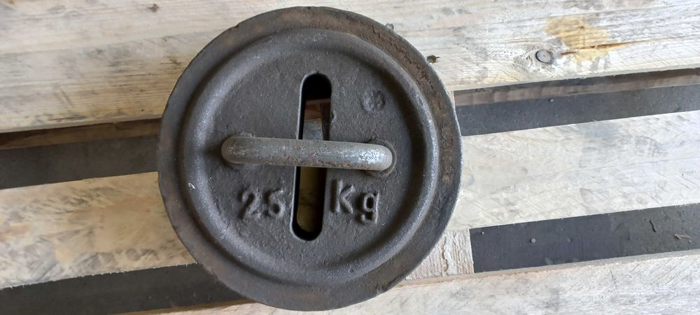 NOWY Ciężarek ŻELIWNY wagowy 25 kg BALAST reklamowy