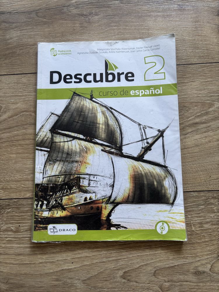 Podręcznik i zeszyt ćwiczeń do Descubre 2