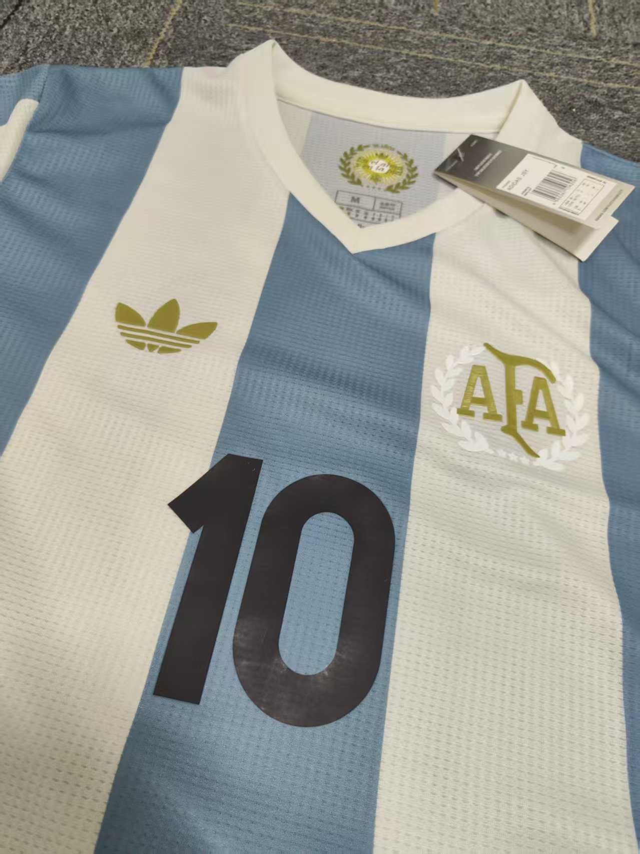 Koszulka piłkarska Messi z okazji 50. rocznicy Argentyny R.XL