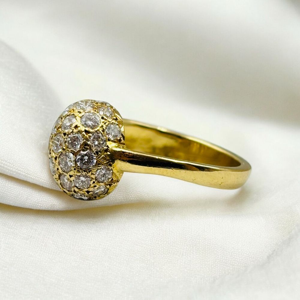 Pierścionek Złoty z Brylantami 750/18k 1.00ct Certyfikat roz16