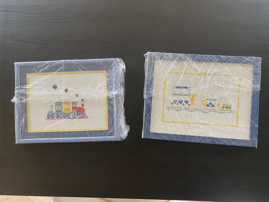 Quadros de Bordados a Ponto de Cruz