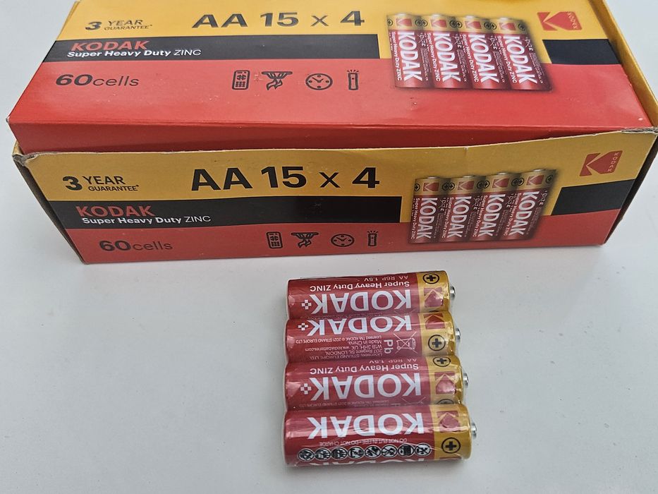 32 АА + 16 ААА. Батарейка AA, AAA. KODAK Super Heavy Duty