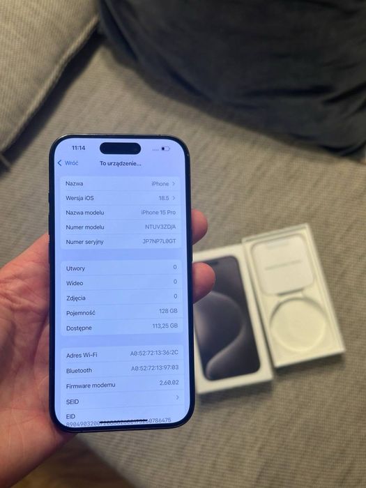 Iphone 15 pro 128 gb