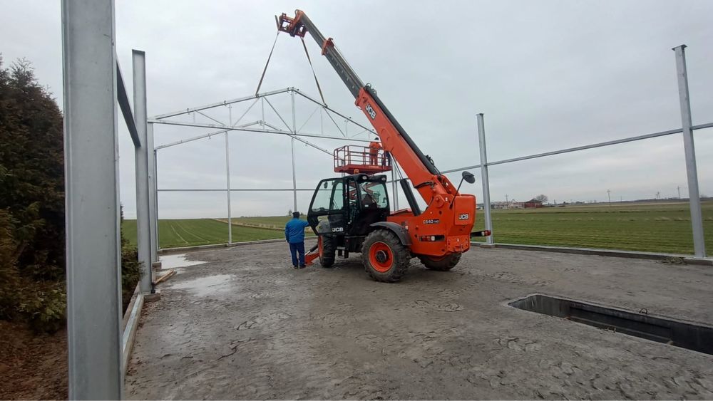 Ładowarka teleskopowa JCB 540-140 wysokość 14m Manitou wynajem