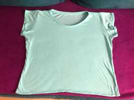 Zadbana i przewiewna bluzka miętowa Diverse (rozm. M/L)
