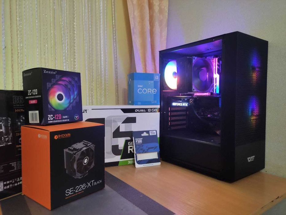 Ігровий ПК RTX 3050 / i3-12100F / 32GB RAM / SSD 512GB