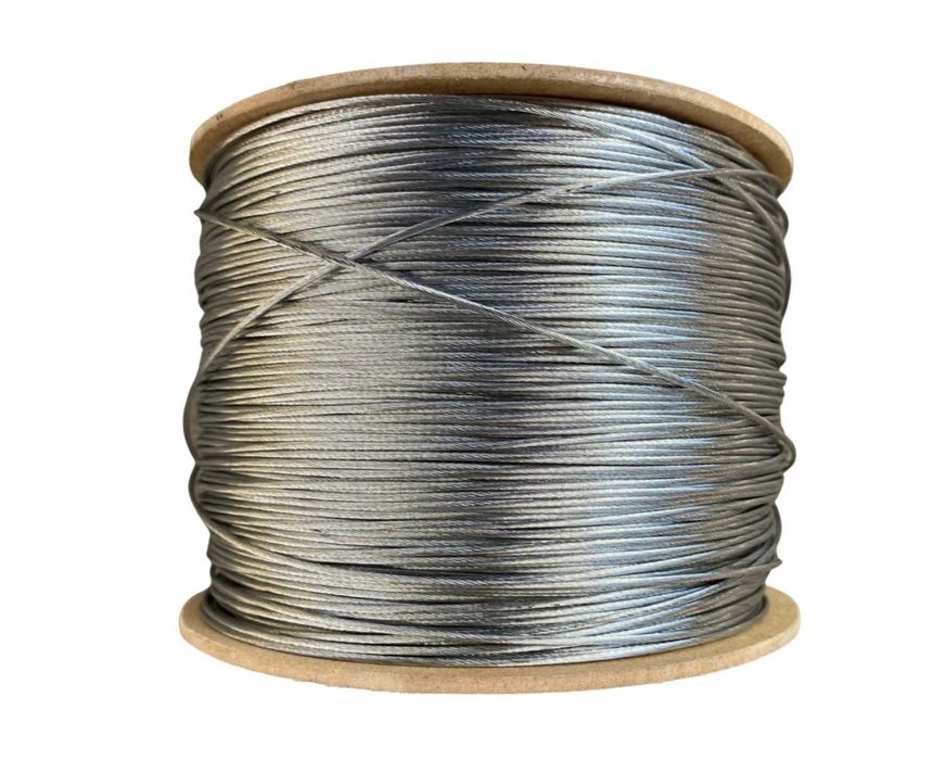 Linka stalowa do pastucha elektroniczneg ocynkowa 19 drutów 1,5MM/500m