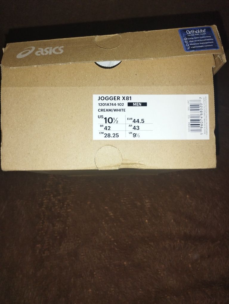 Кроссовки Мужские Asics JOGGER X81 размер 43-43.5 Оригинал США